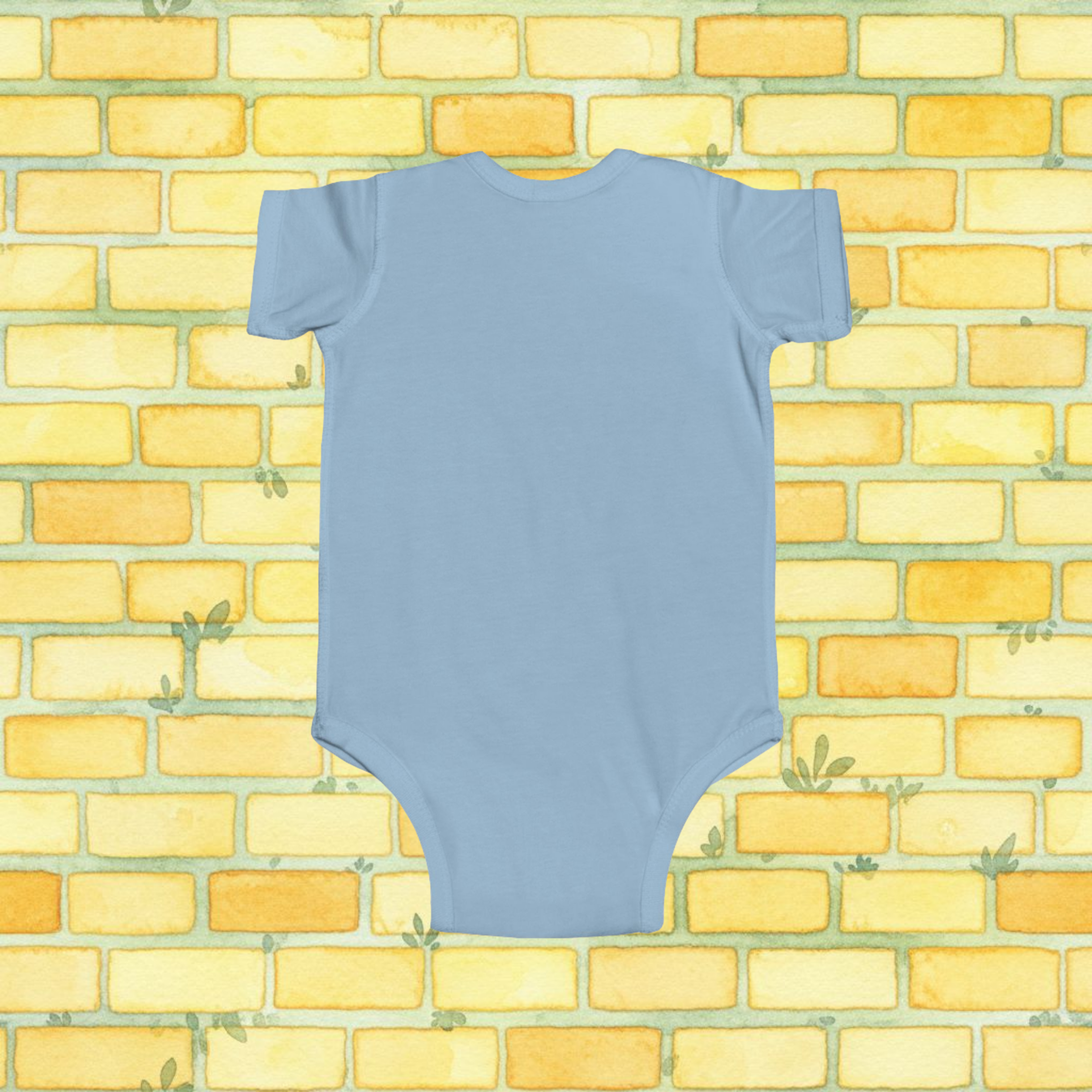 Cute Dorothy-Inspired 'Somewhere Over the Rainbow' Short-Sleeve Baby Onesie