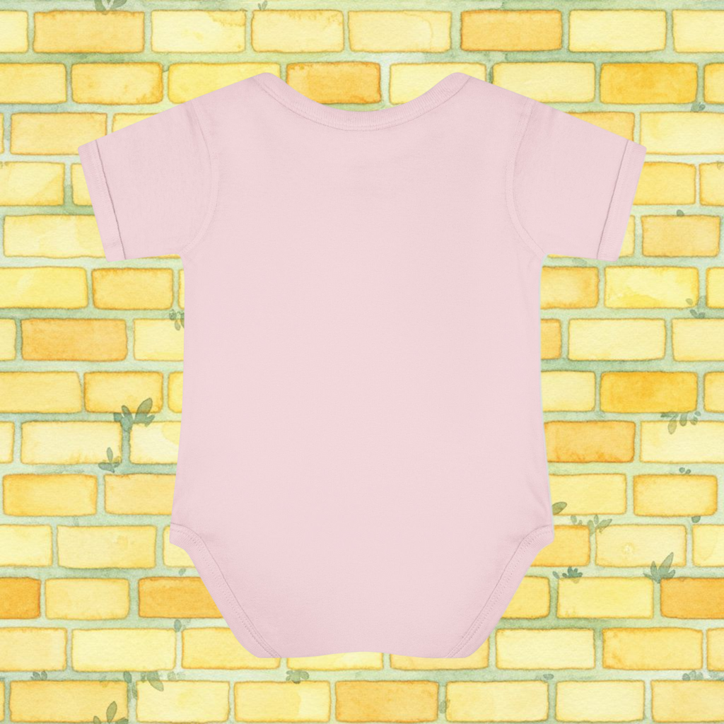 Pastels Dorothy-Inspired 'Somewhere Over the Rainbow' Short-Sleeve Baby Onesie