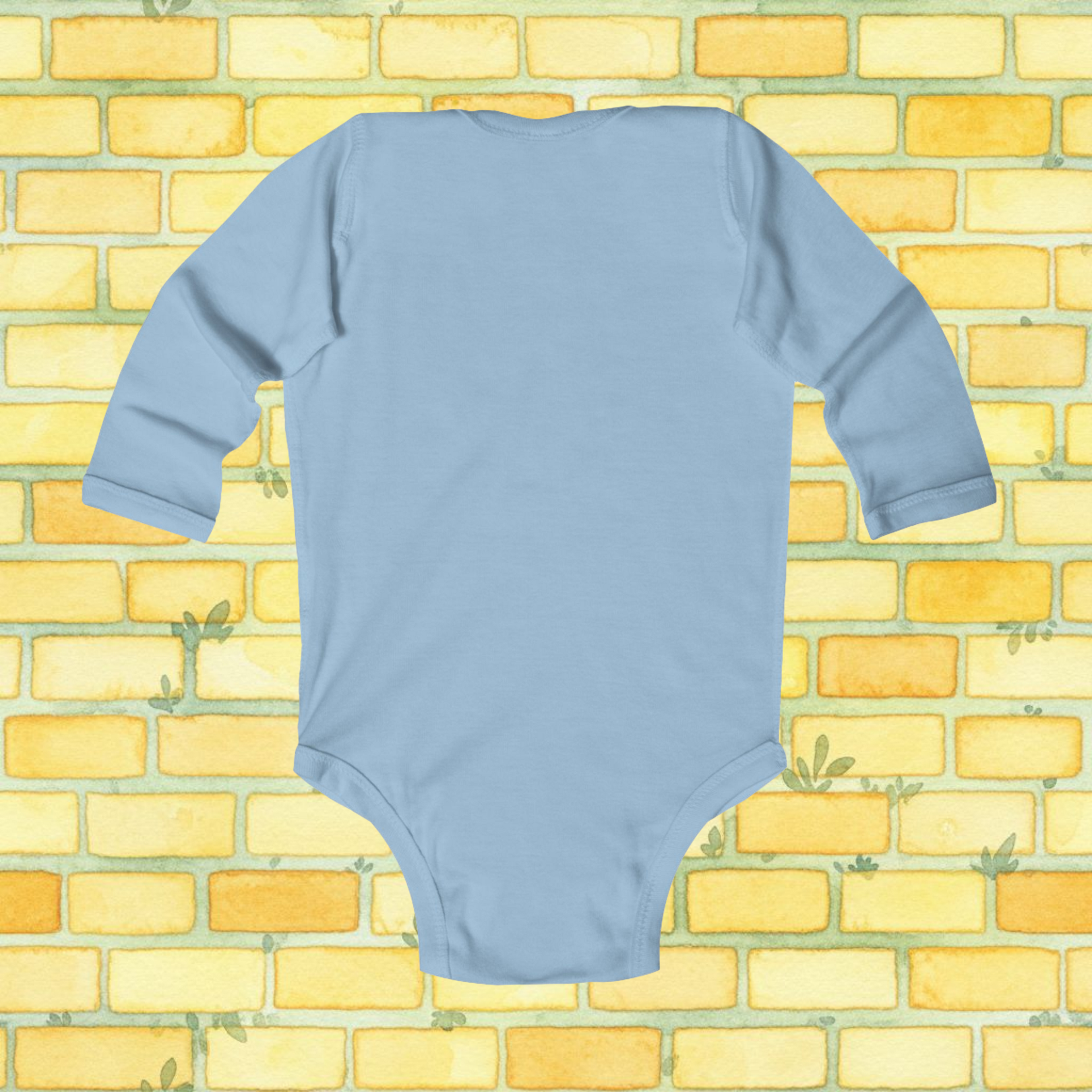 Dorothy-Inspired 'Somewhere Over the Rainbow' Long-Sleeve Baby Onesie