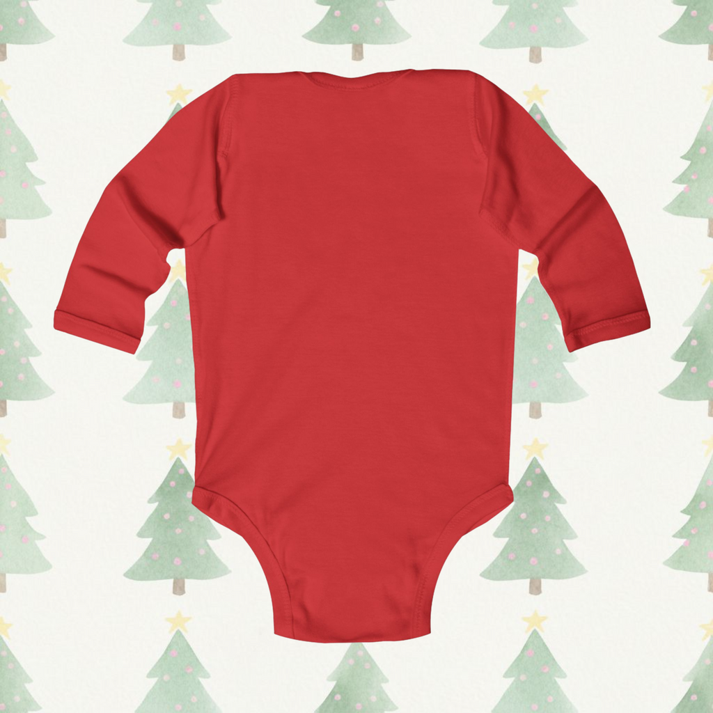 First Christmas Bumbleberry Long-Sleeve Baby Onesie